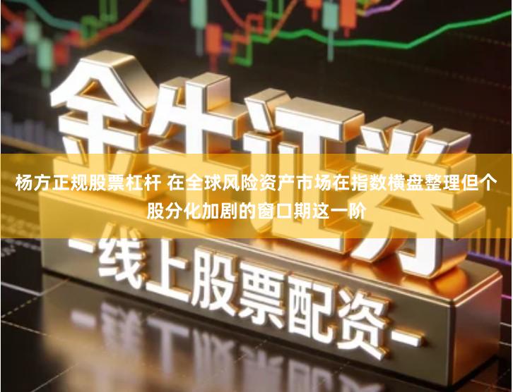 杨方正规股票杠杆 在全球风险资产市场在指数横盘整理但个股分化加剧的窗口期这一阶
